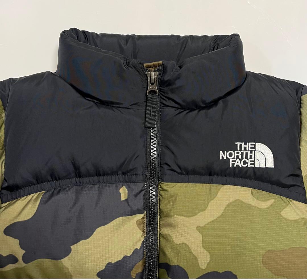 ノースフェイス キッズ ノベルティー ヌプシジャケット ダウン 迷彩 120