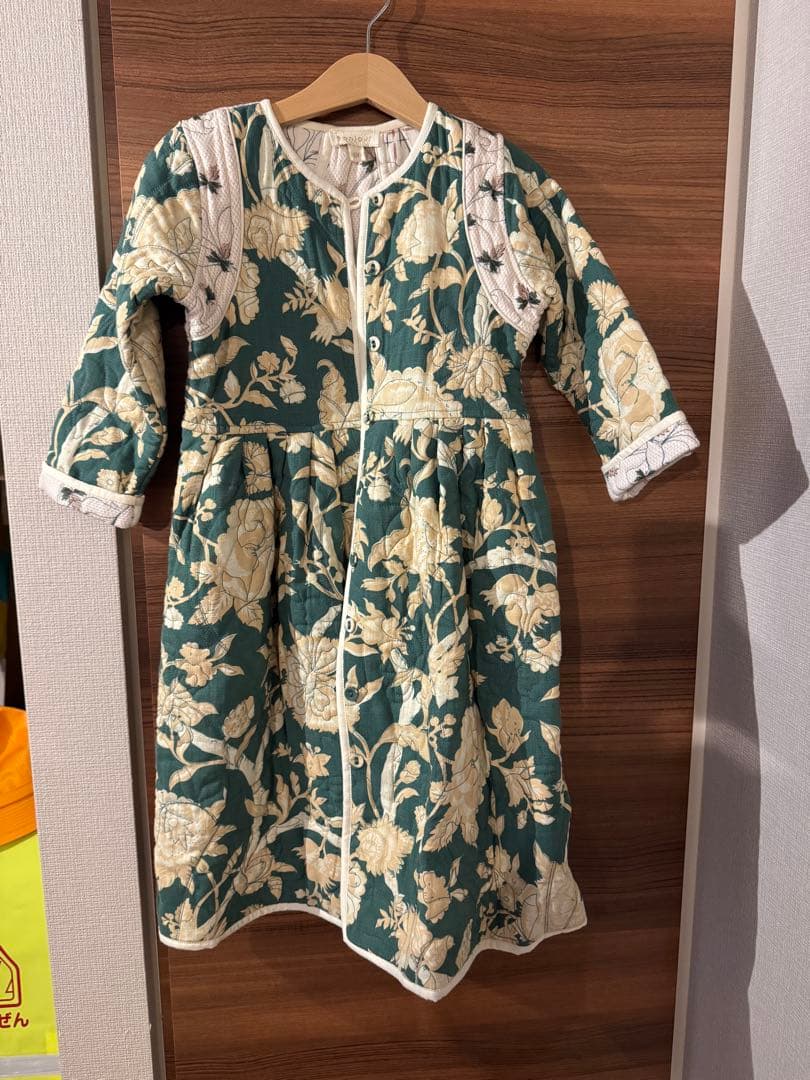 bonjour diary キルティングワンピース　6y