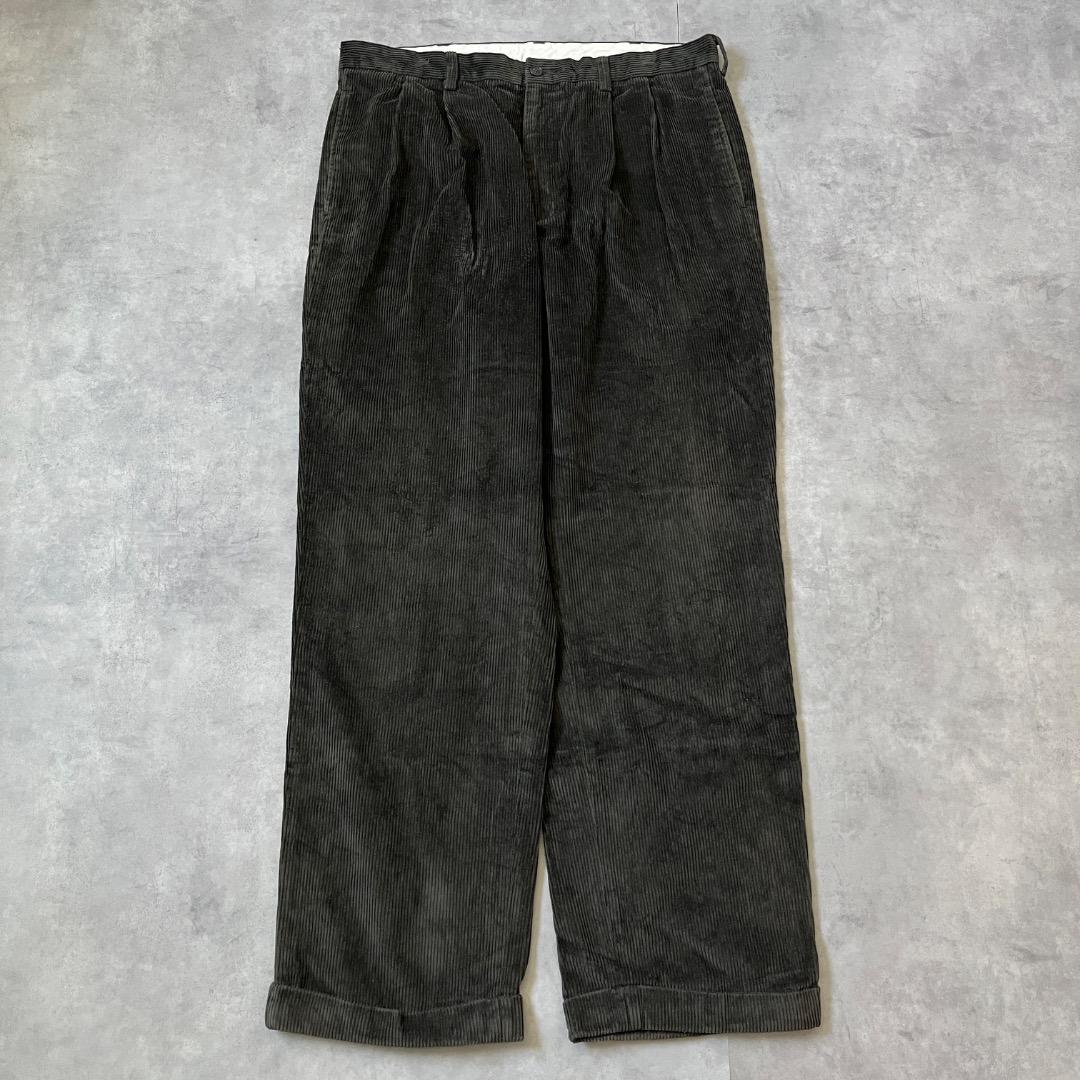 ブルックスブラザーズ W36 チノパン コーデュロイ 古着 00s 茶色