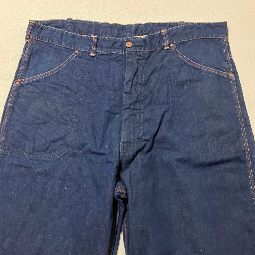 D*E様 PIONEER デニムペインターパンツ裏地付き ビンテージ50s 60