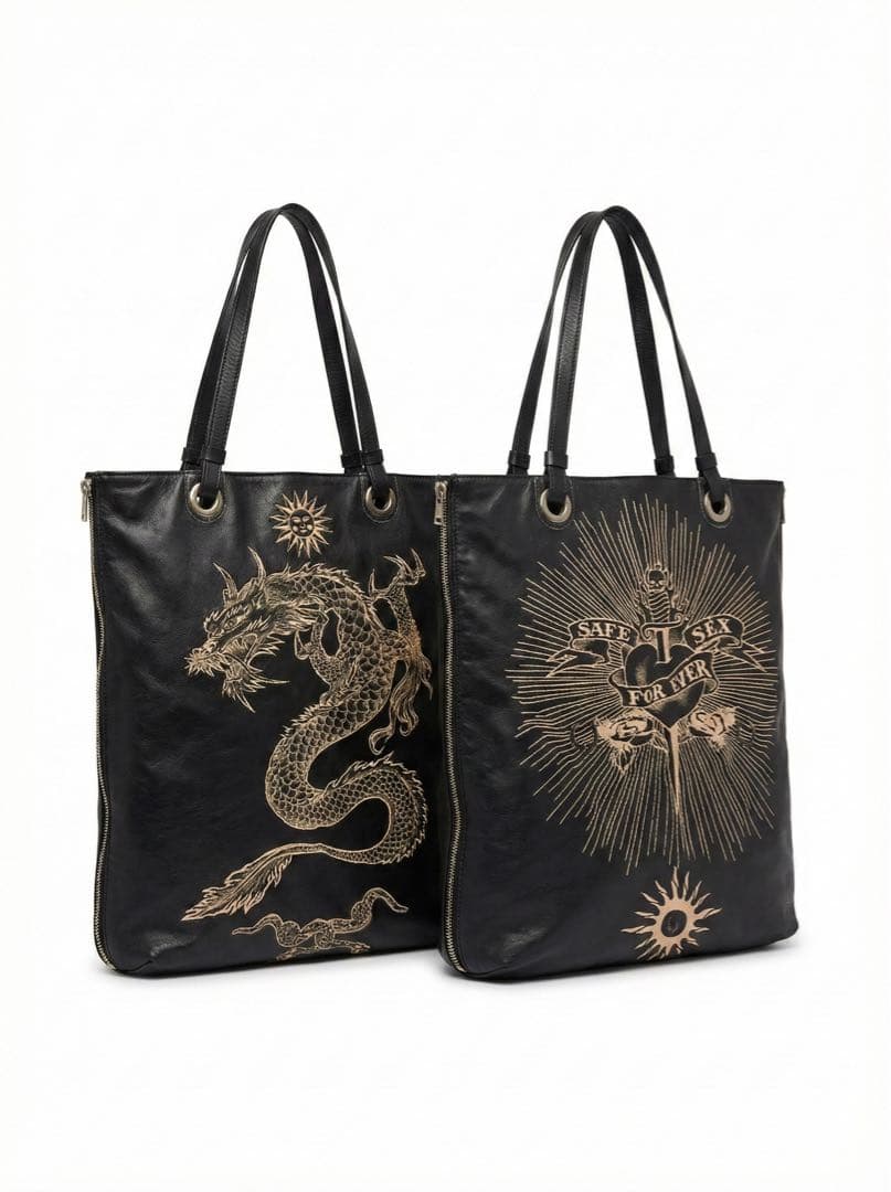 Jean Paul Gaultir リバーシブル　トートバッグ ドラゴン