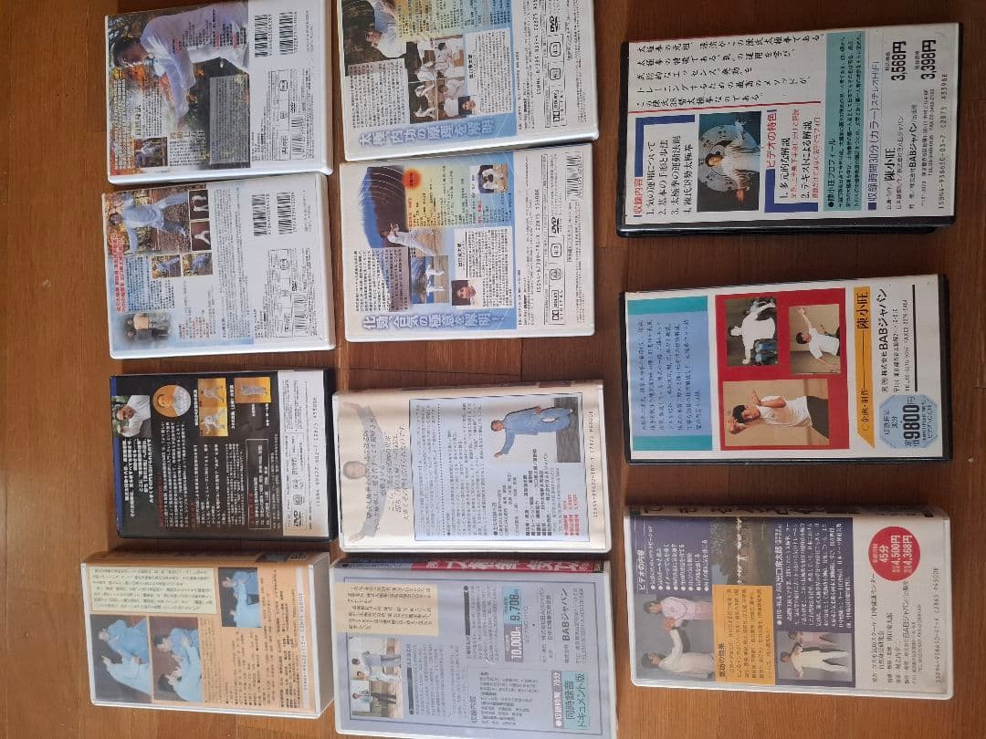 混元太極拳 陳氏太極拳 馮志強 出口衆太郎 VHS•DVDセット [動作確認済]