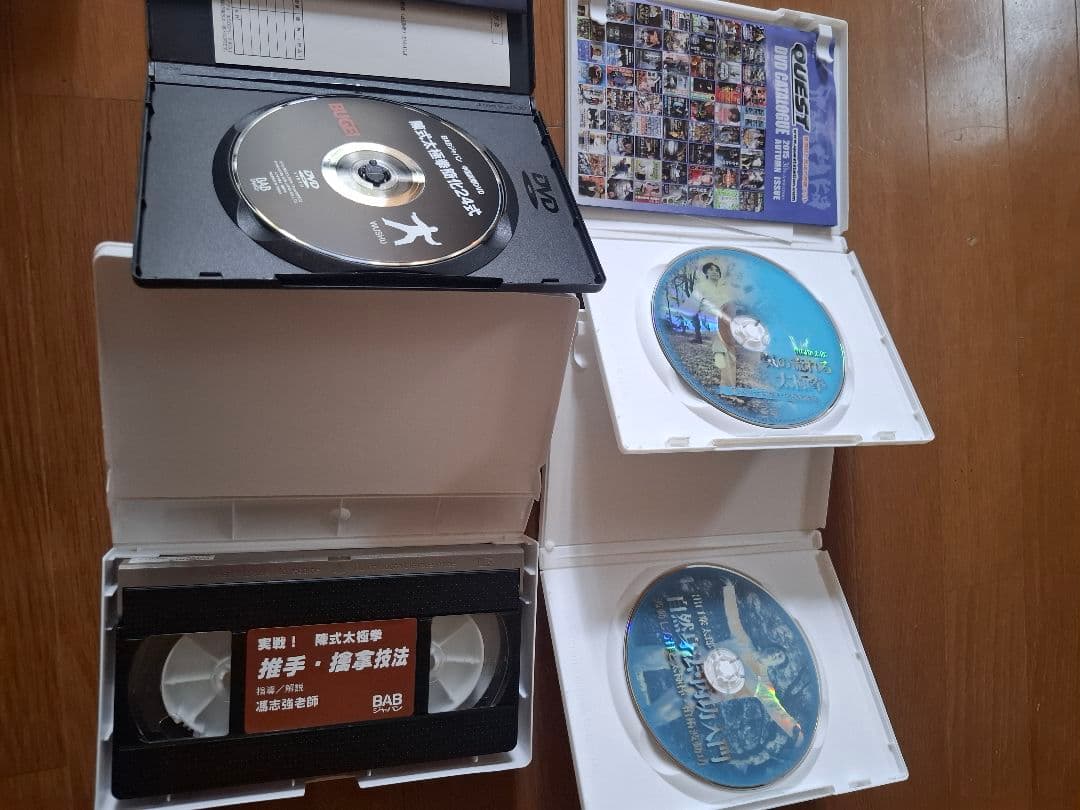 混元太極拳 陳氏太極拳 馮志強 出口衆太郎 VHS•DVDセット [動作確認済]