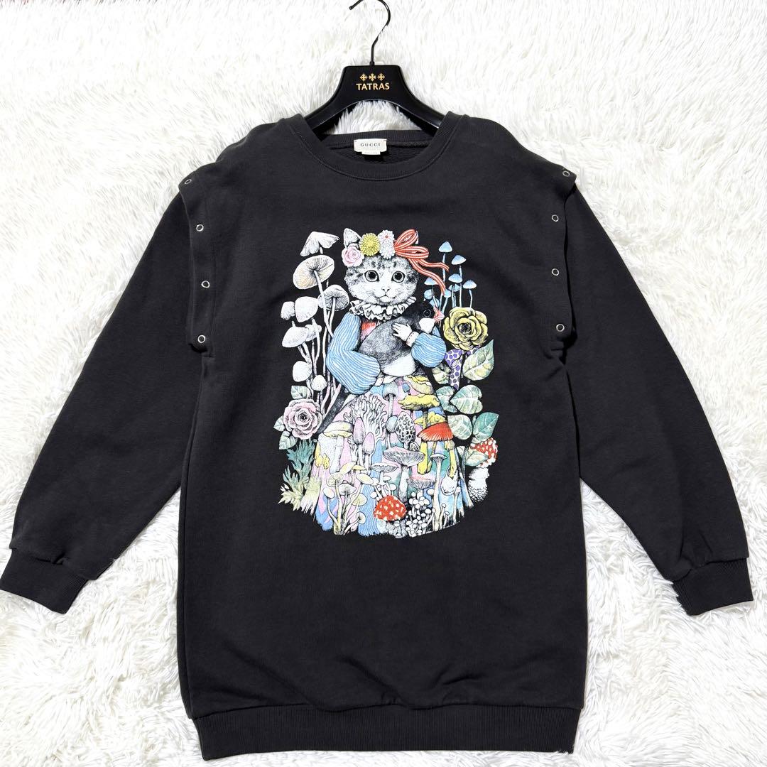 GUCCI グッチ ヒグチユウコ コラボ スウェット トレーナー キャット 猫