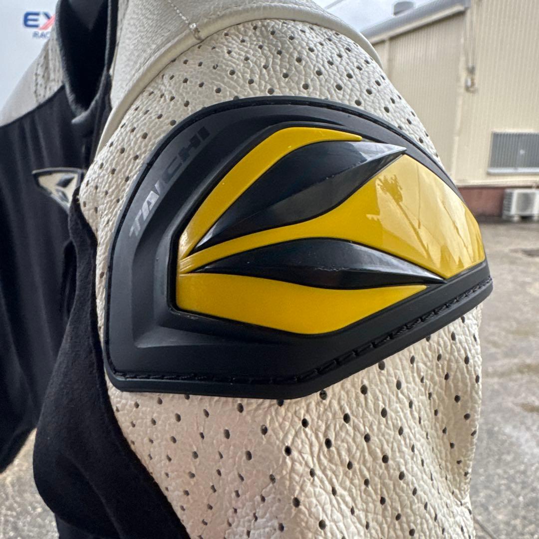 TAICHI 革ツナギ ブラック/ホワイト　キッズ　120サイズ