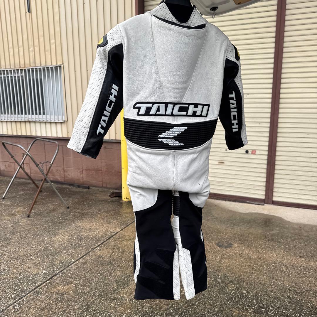 TAICHI 革ツナギ ブラック/ホワイト　キッズ　120サイズ