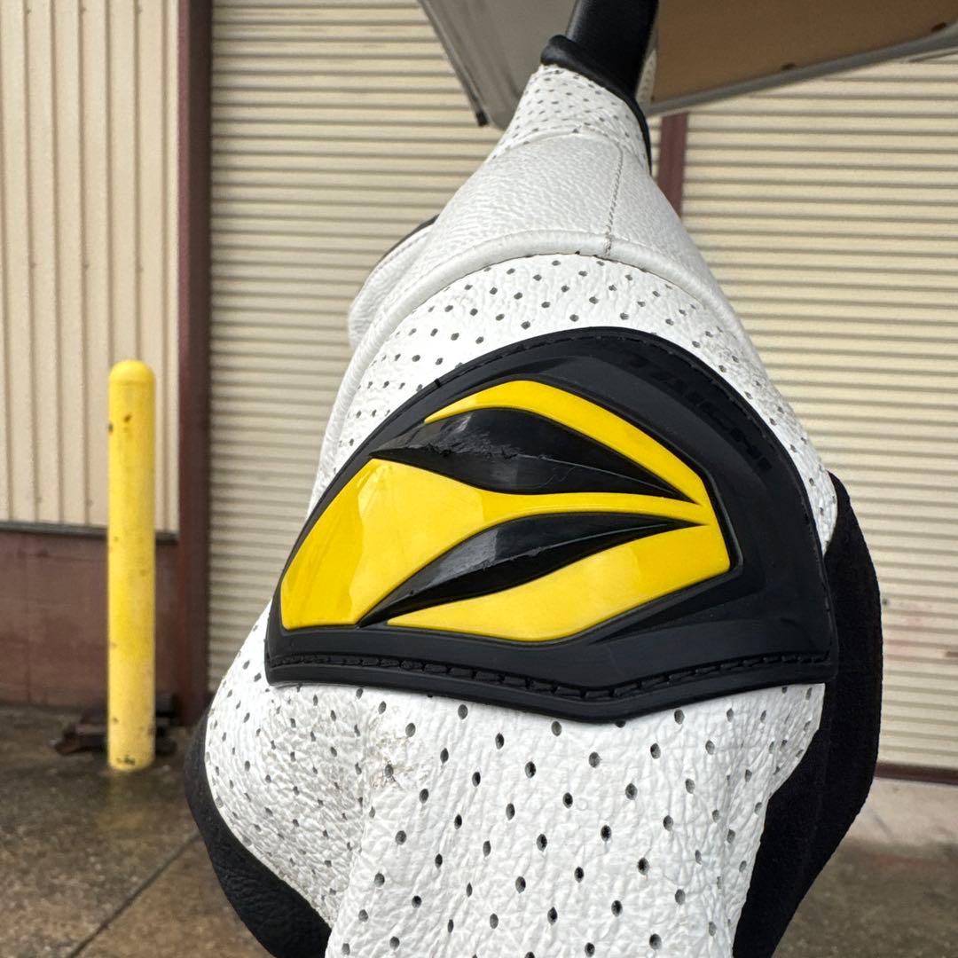 TAICHI 革ツナギ ブラック/ホワイト　キッズ　120サイズ