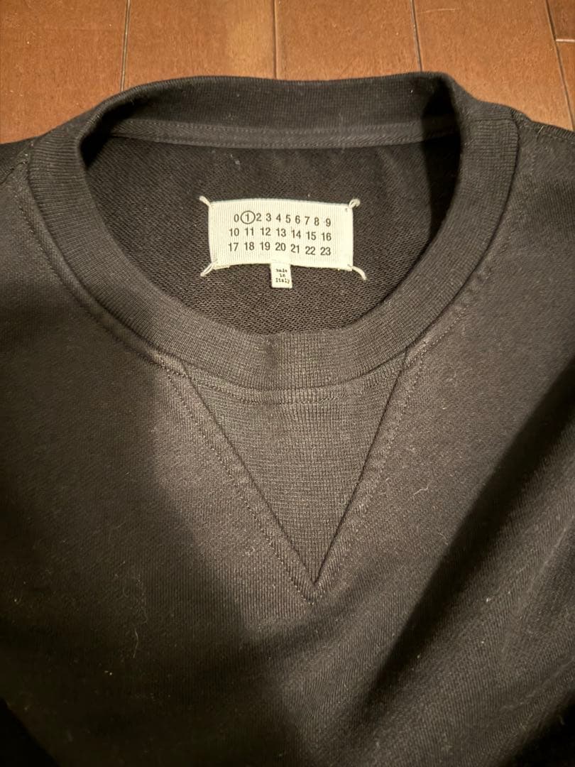 マルジェラ　スウェット　ブラック