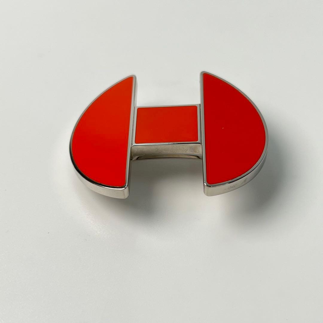 美品 エルメス HERMES Hモチーフ バレッタ ヘアアクセサリー