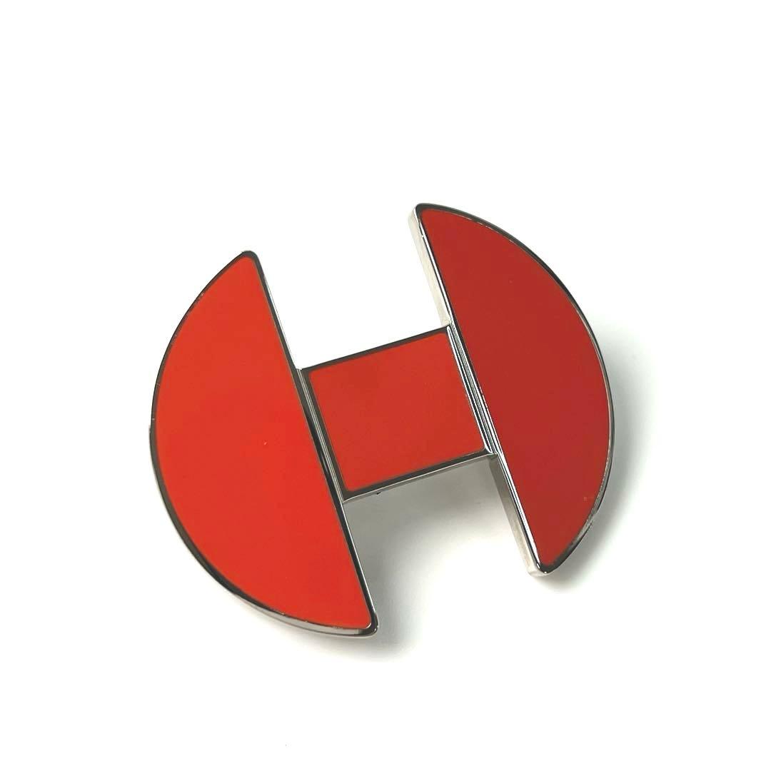 美品 エルメス HERMES Hモチーフ バレッタ ヘアアクセサリー