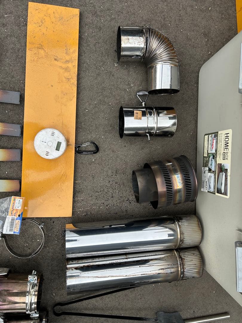 本間製作所　薪ストーブ APS-52 セット+追加部材＋幕避け等