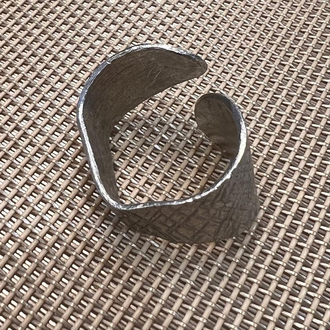 玉*菊様 即購入歓迎　元ミキモト錫作家　バングル　リングセット