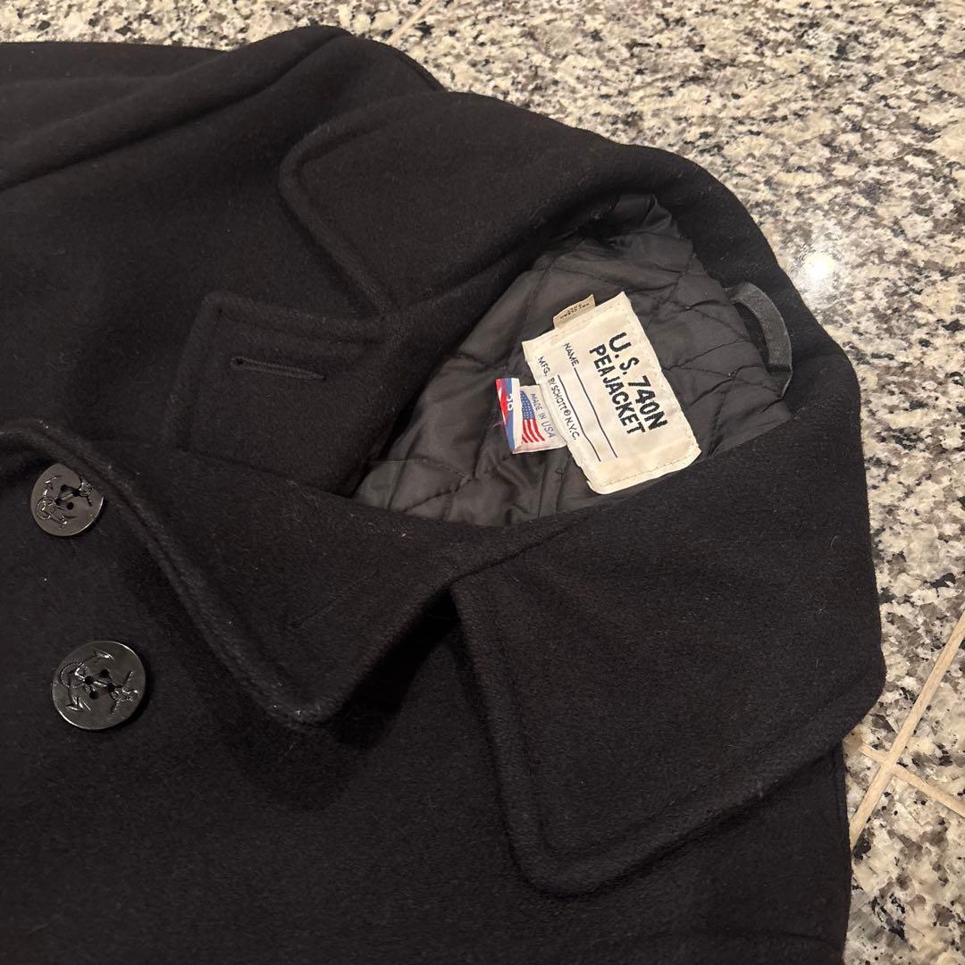 naonakaさま専用　SCHOTT ショット 740N ピーコート M〜L 黒