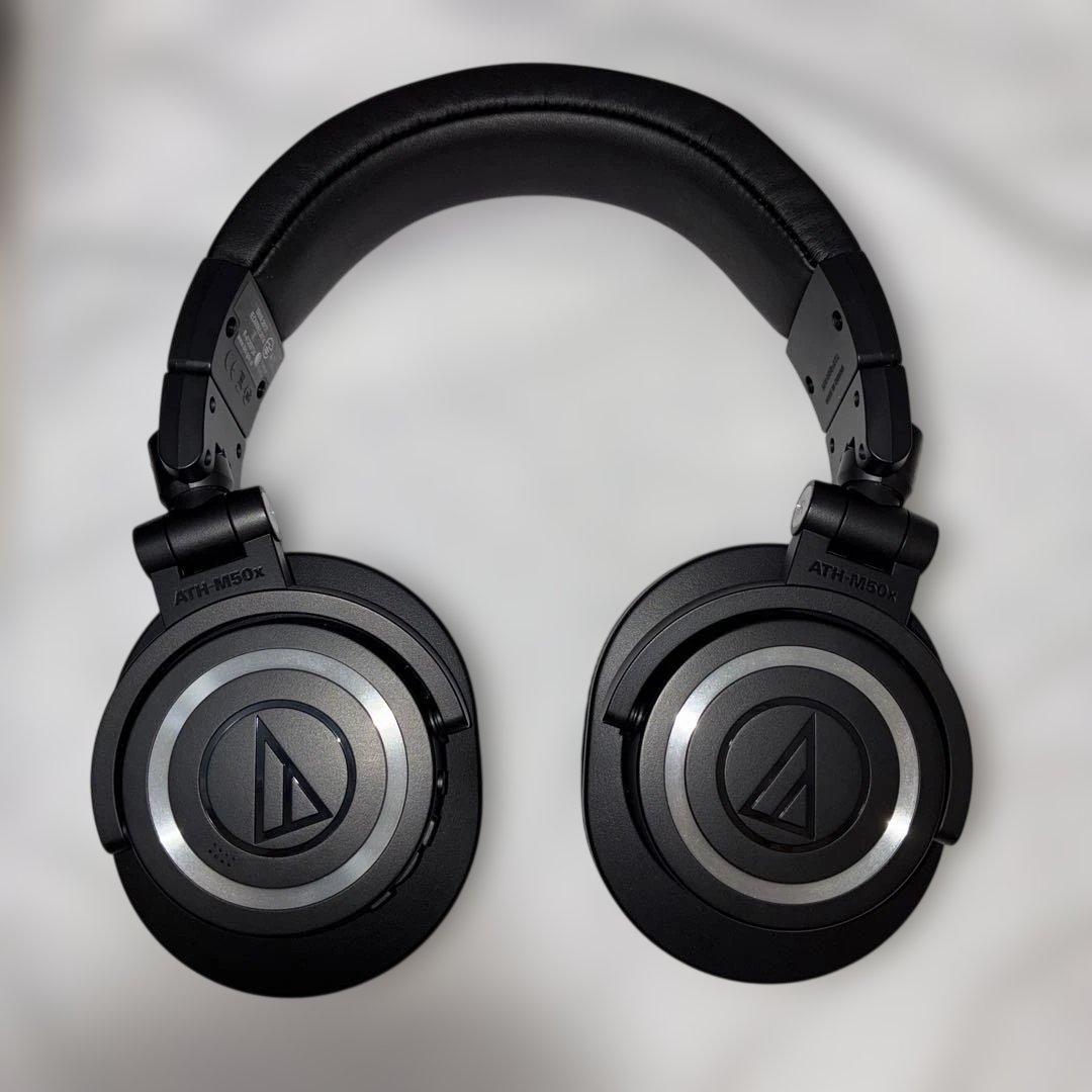 【美品/付属品あり】オーディオテクニカ　ATH-M50xBT2 ブラック