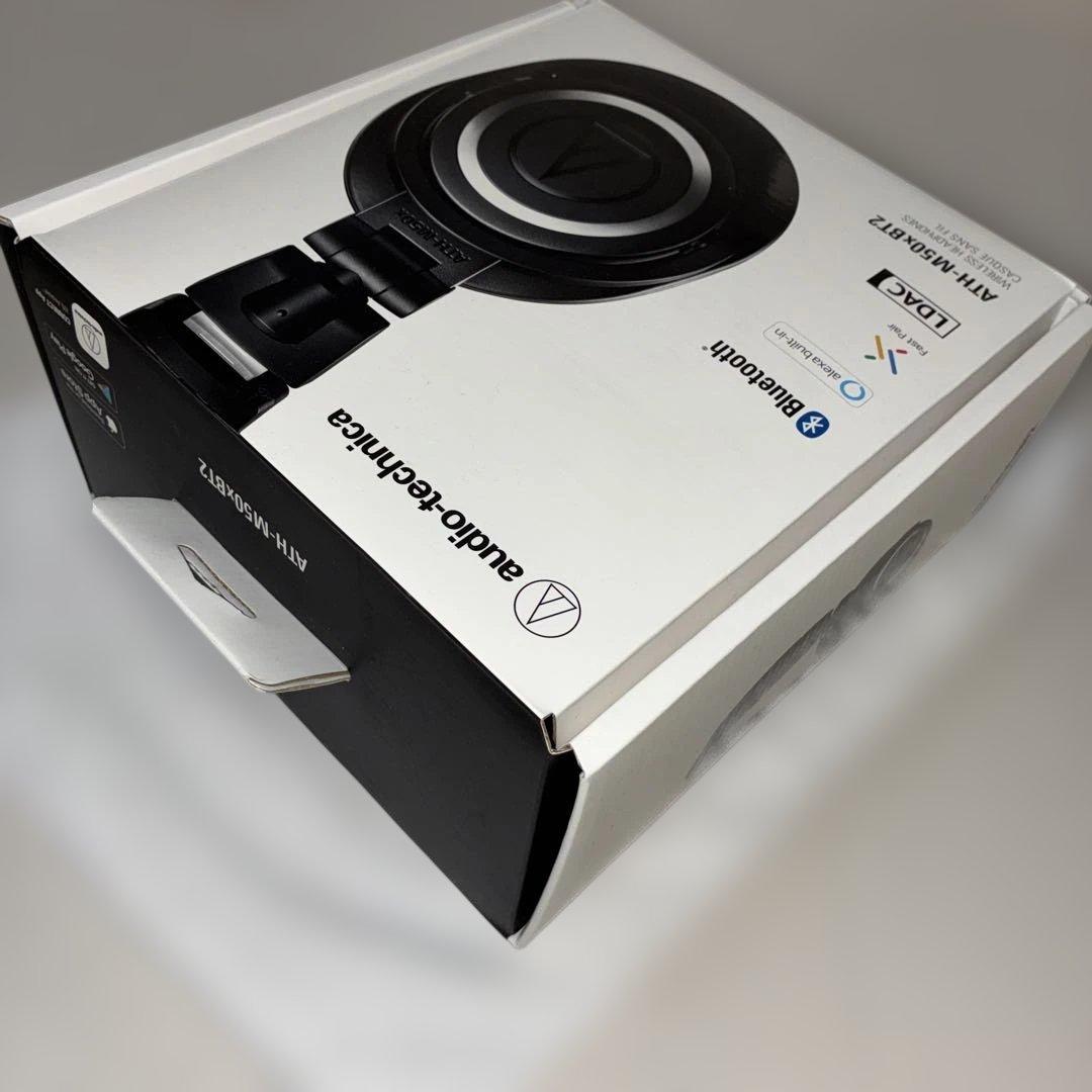 【美品/付属品あり】オーディオテクニカ　ATH-M50xBT2 ブラック