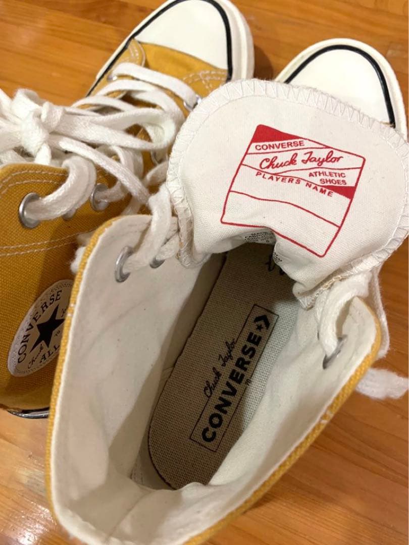 希少商品！美品！コンバースct70 サンフラワー 22㌢