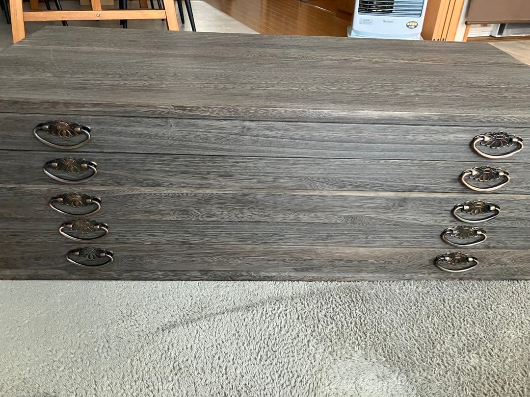 nao　和装　着物　和モダン　五段総桐無垢箪笥　未使用