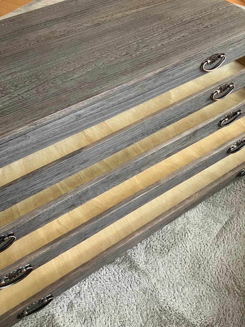 nao　和装　着物　和モダン　五段総桐無垢箪笥　未使用