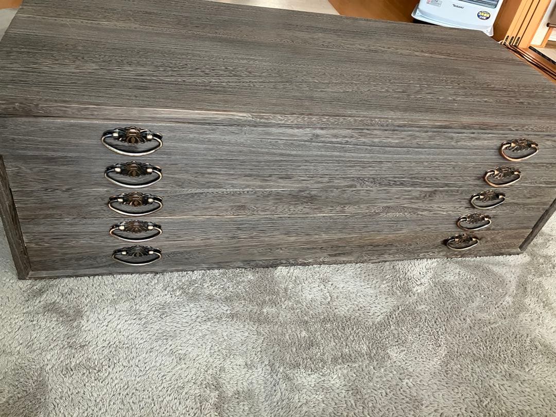 nao　和装　着物　和モダン　五段総桐無垢箪笥　未使用