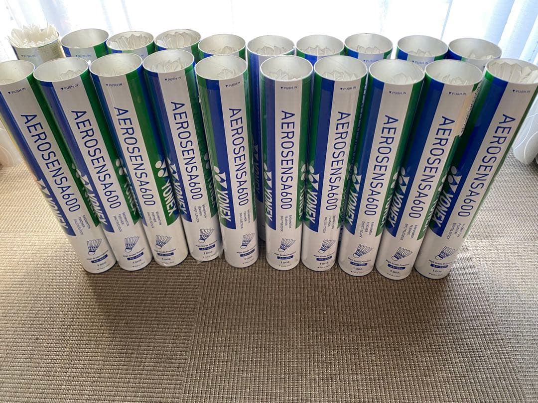 AEROSENSA エアロセンサ バドミントン シャトル 240個