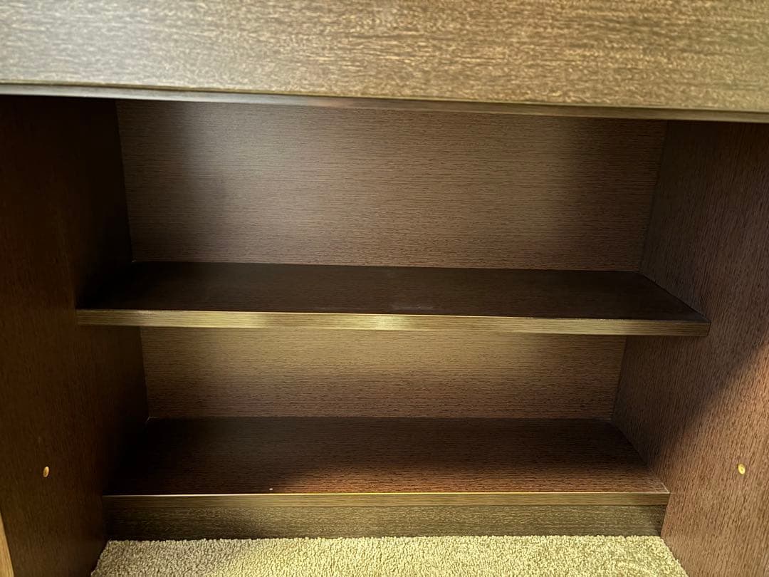 ニトリ　壁面ユニットデスク(ウォーレン 80 DBR)