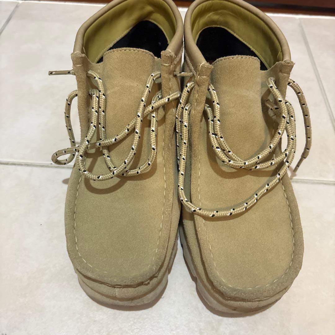 clarks ワラビーブーツ　メープル　GORE-TEX