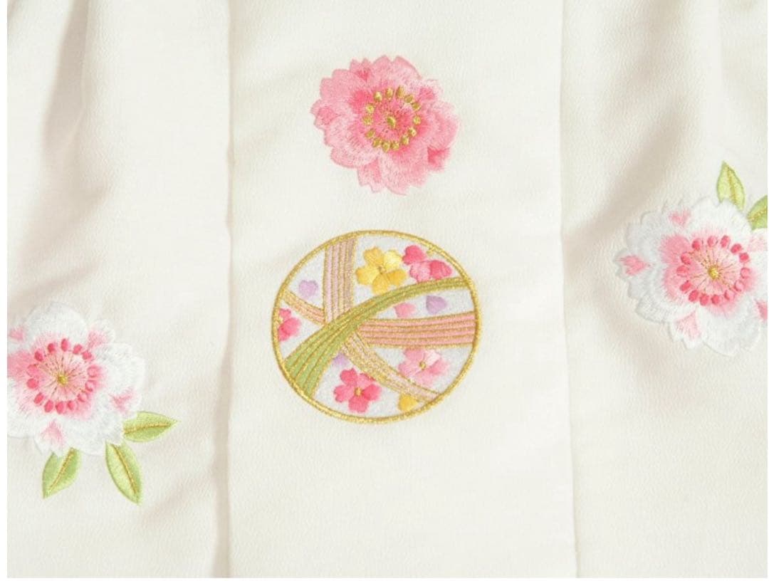 七五三 着物セット 赤色 花柄