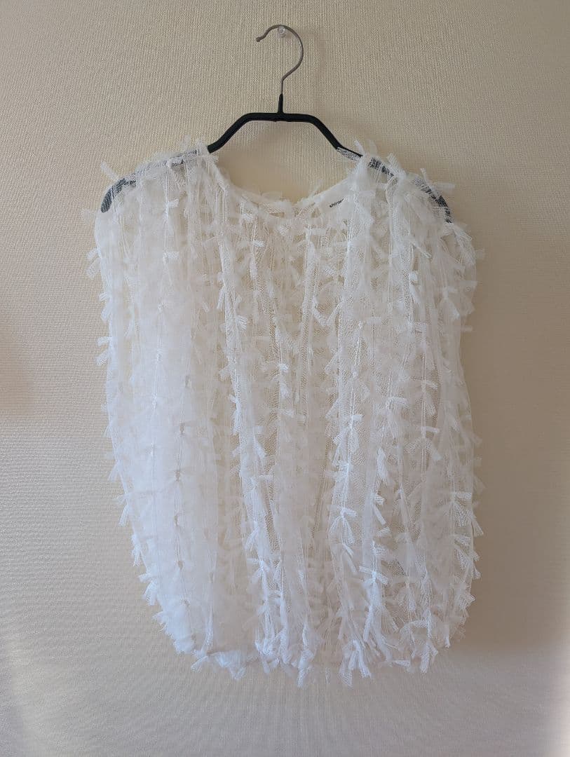 c*o様 【yori】リボンチュールジレ 2025S/S shirocon ヨリ