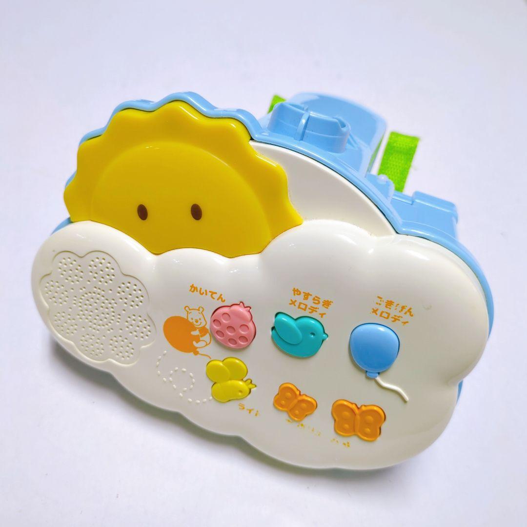 ✨パーツ完品！くまのプーさん えらべる回転6WAY ジムにへんしんメリー 電池付