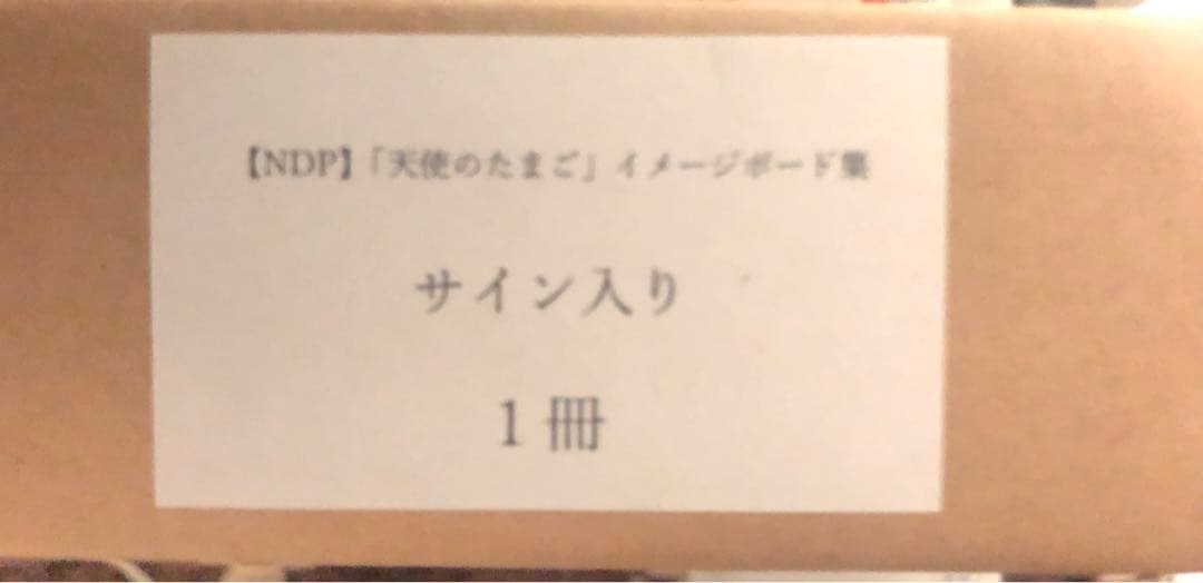 天野喜孝 直筆サイン入り 天使のたまご イメージボード集 100部 限定 即完