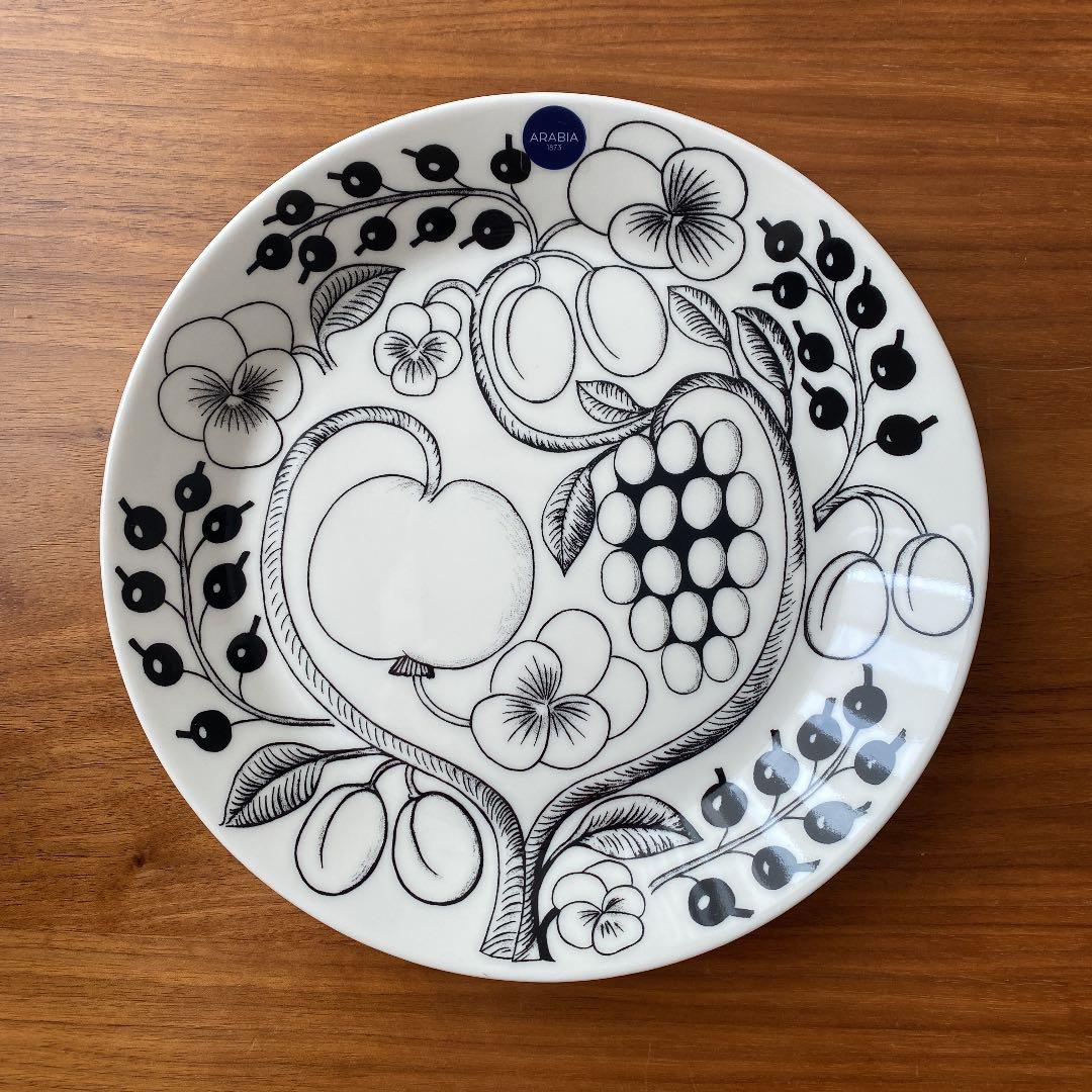 【新品、未使用】ALABIA アラビア ブラック パラティッシ 21㎝ 4枚