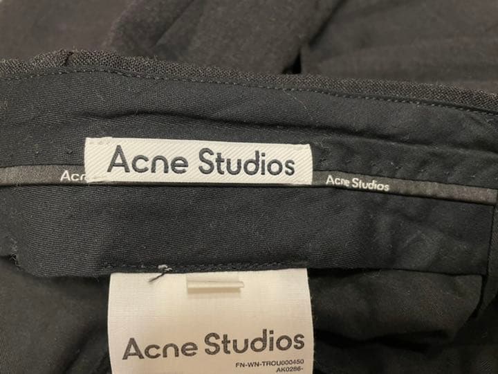 agate acne studios テーパードパンツ