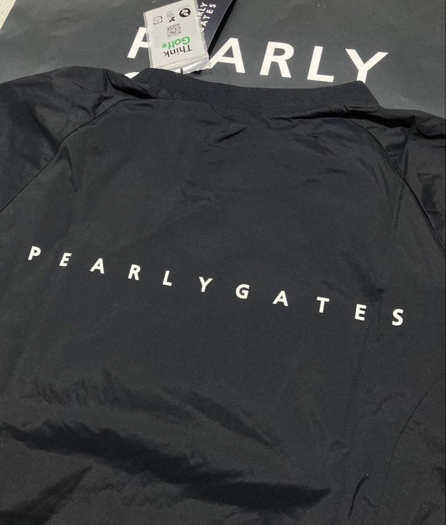 新品 パーリーゲイツ FLEX-IEDストレッチスニードジャック(5)L/紺