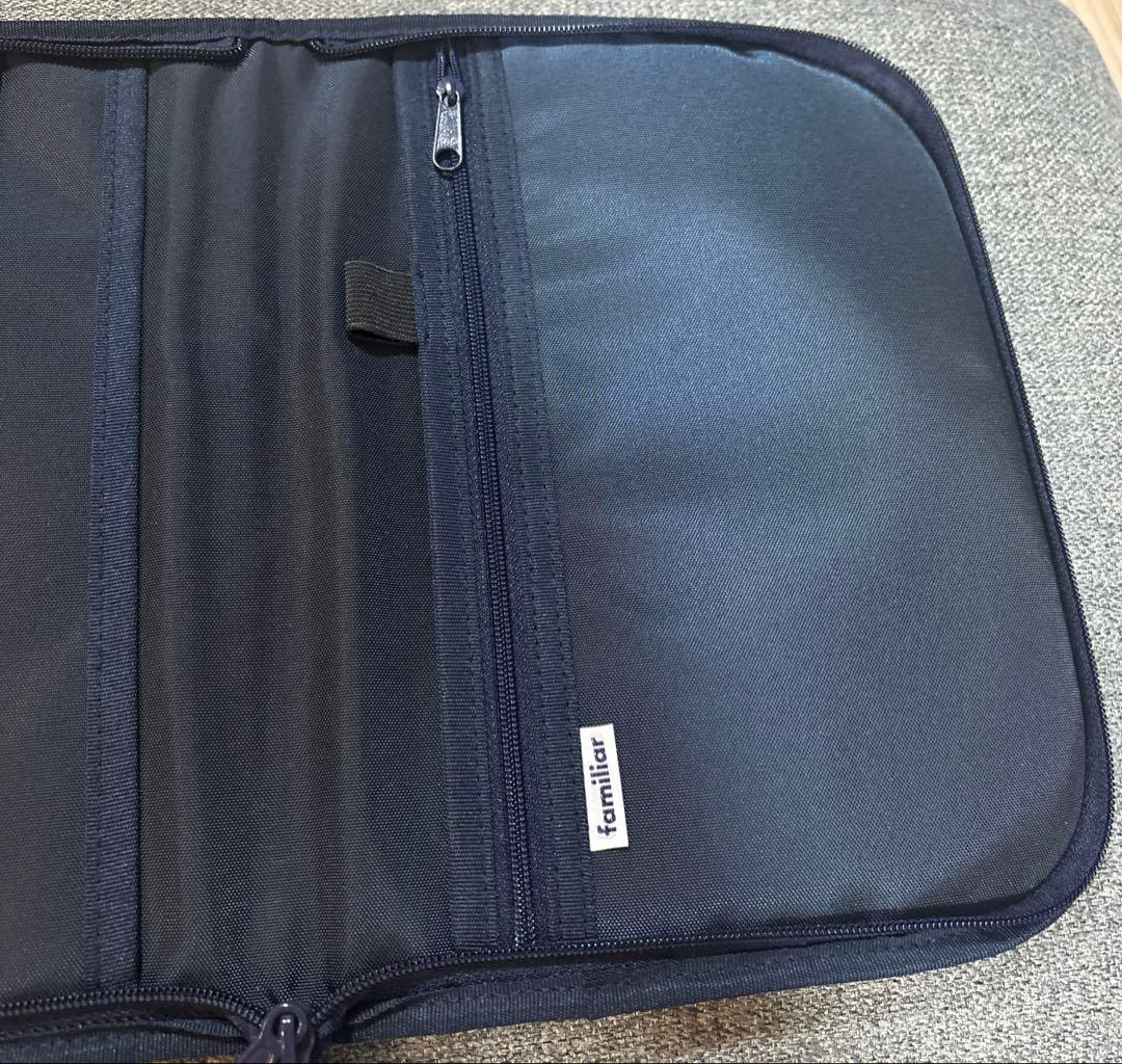 未使用 familiar 母子手帳ケース チェック柄　サイズ 003