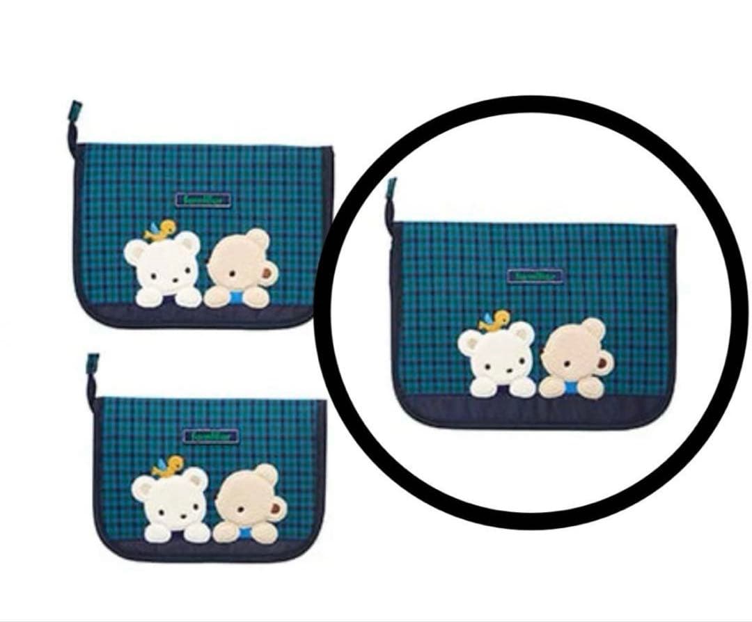 未使用 familiar 母子手帳ケース チェック柄　サイズ 003