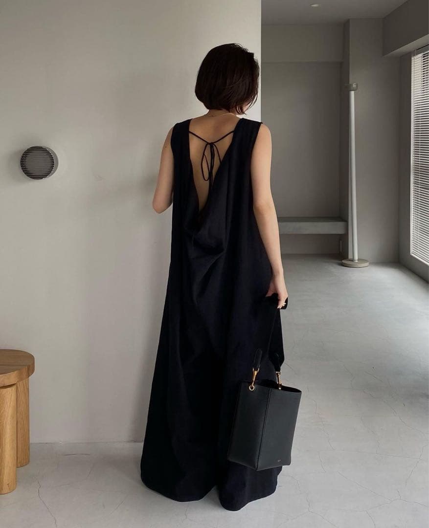 etretokyo◯バックドレープテントオールインワン◯black M