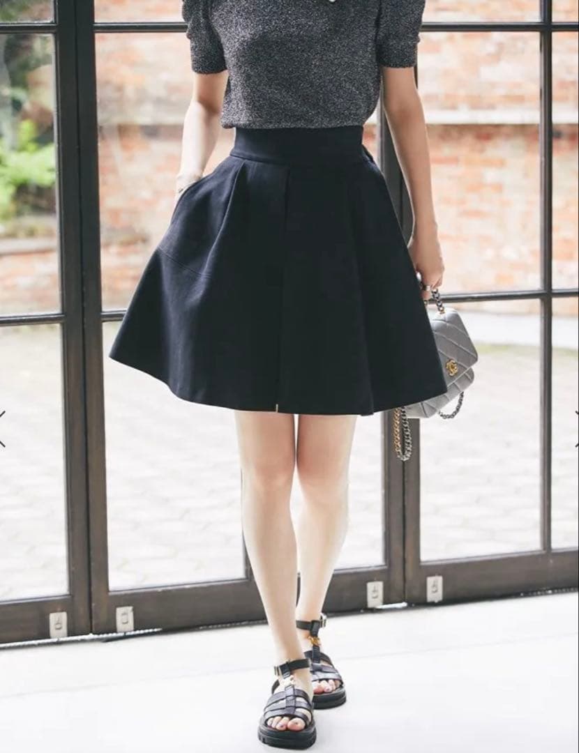 seventen by Miho Kawahito キュロットパンツ　ブラック