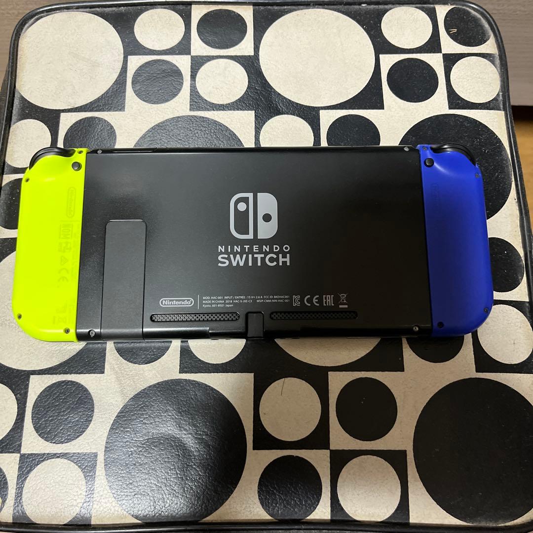 Nintendo Switch 青と黄のJoy-Con付き
