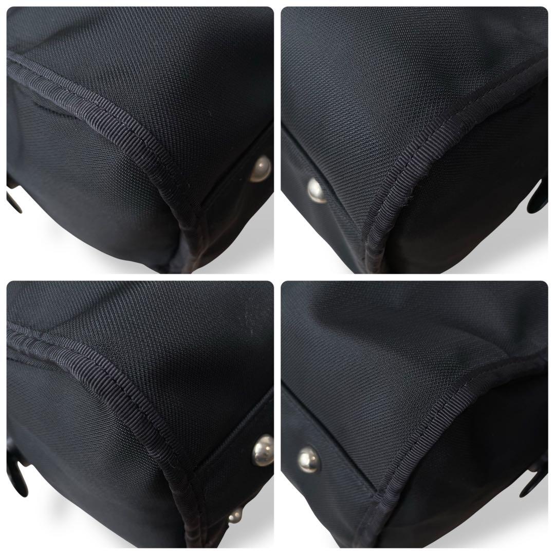 美品 サムソナイト☆2way ロゴ刻印 ボストンバッグ ナイロン ブラック