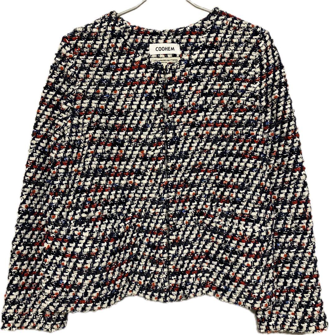【美品】COOHEM YONETOMI コーヘン 米富繊維 ノーカラージャケット