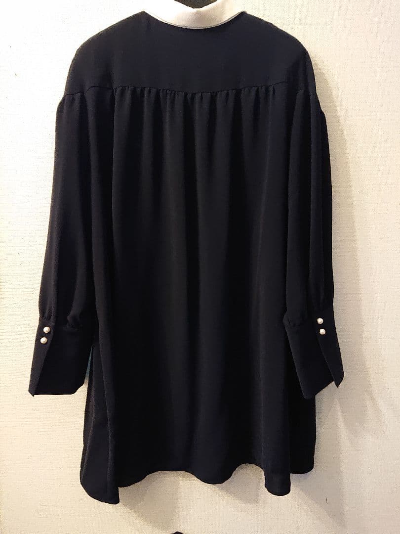 Rose Tiara 46 長袖チュニック ネイビーカラー