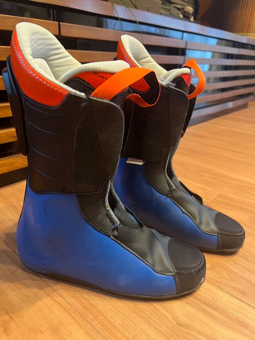 LANGE RS 130 スキー用ブーツ 青/オレンジ