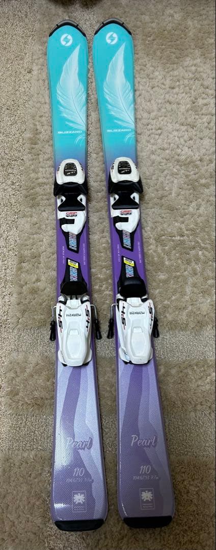 子供用　BLIZZARD Pivot スキー 板 110cm ストック85cm