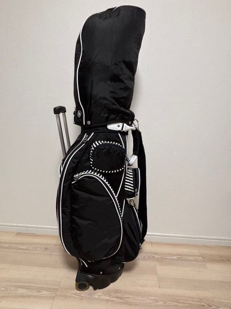 【◎美品•希少】adabaT アダバット　キャディバッグ キャスター付き