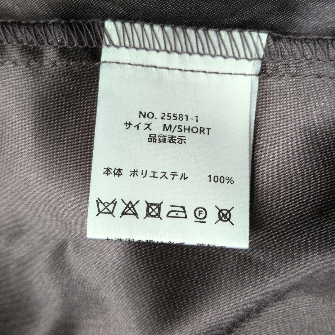 美品✨️nianaリボンエンブロイダリーレイヤードドレス 　チャコール　М