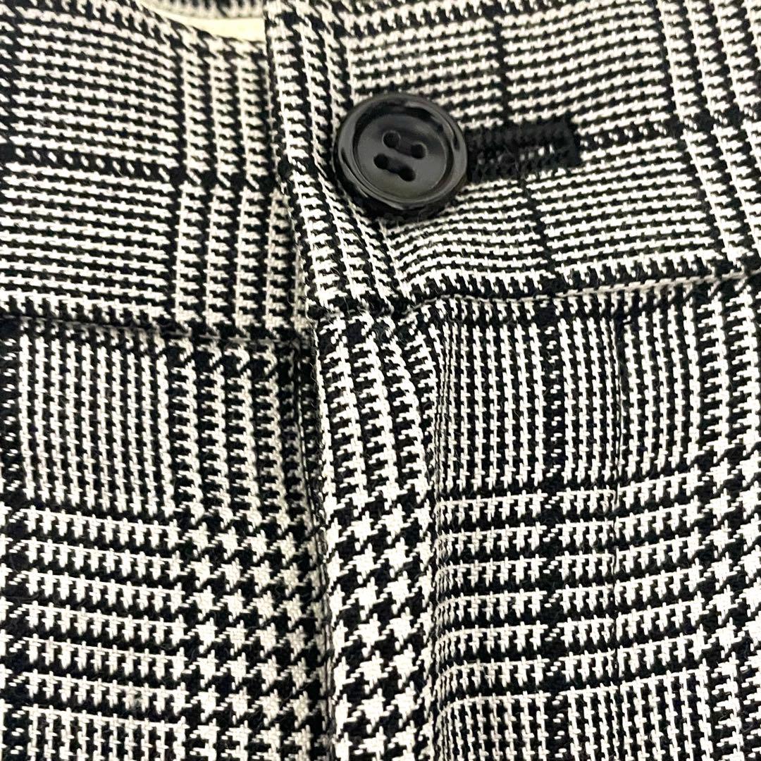 AD2021 コムデギャルソン オムプリュス グレンチェックワイドパンツ XS