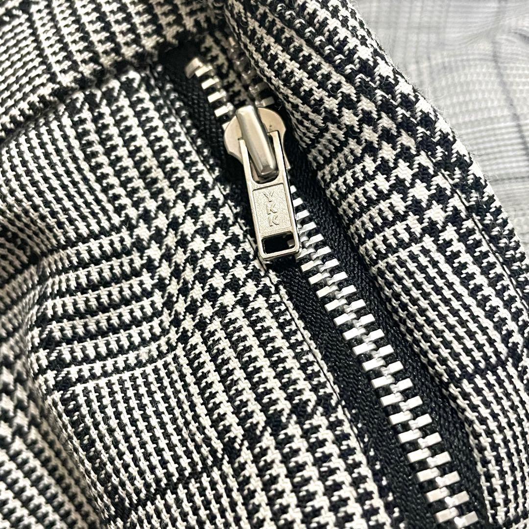 AD2021 コムデギャルソン オムプリュス グレンチェックワイドパンツ XS