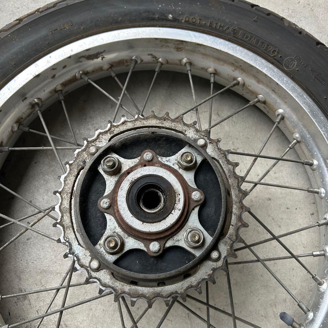 ★HONDA クラブマン GB250初期型（１型）　前後タイヤ　リアブレーキ