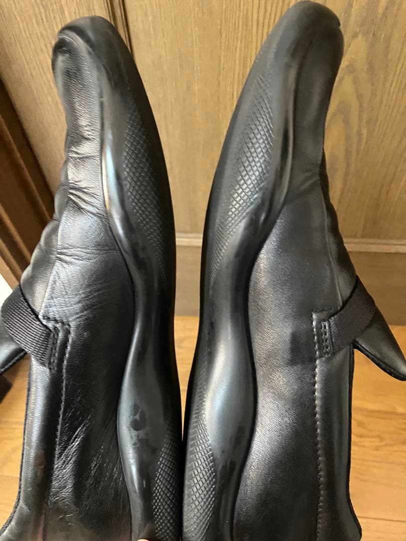 prada sport ベルトバックルローファー　レザー