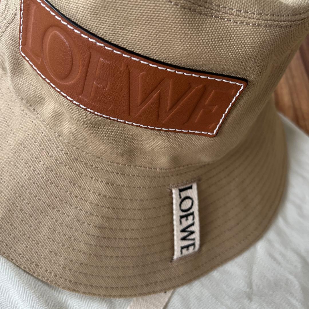 LOEWE フィッシャーマンハット サンド　バケットハット　ロエベ